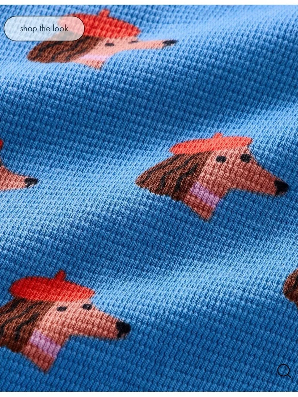 Hanna Andersson Blue Puppy Print Knit Top & Jogger Set. Unisex!